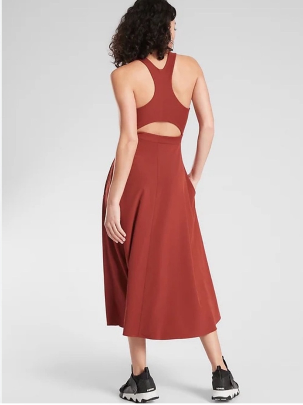 ATHLETA Winona Midi Support Dress Size XS - Picture 2 of 10
